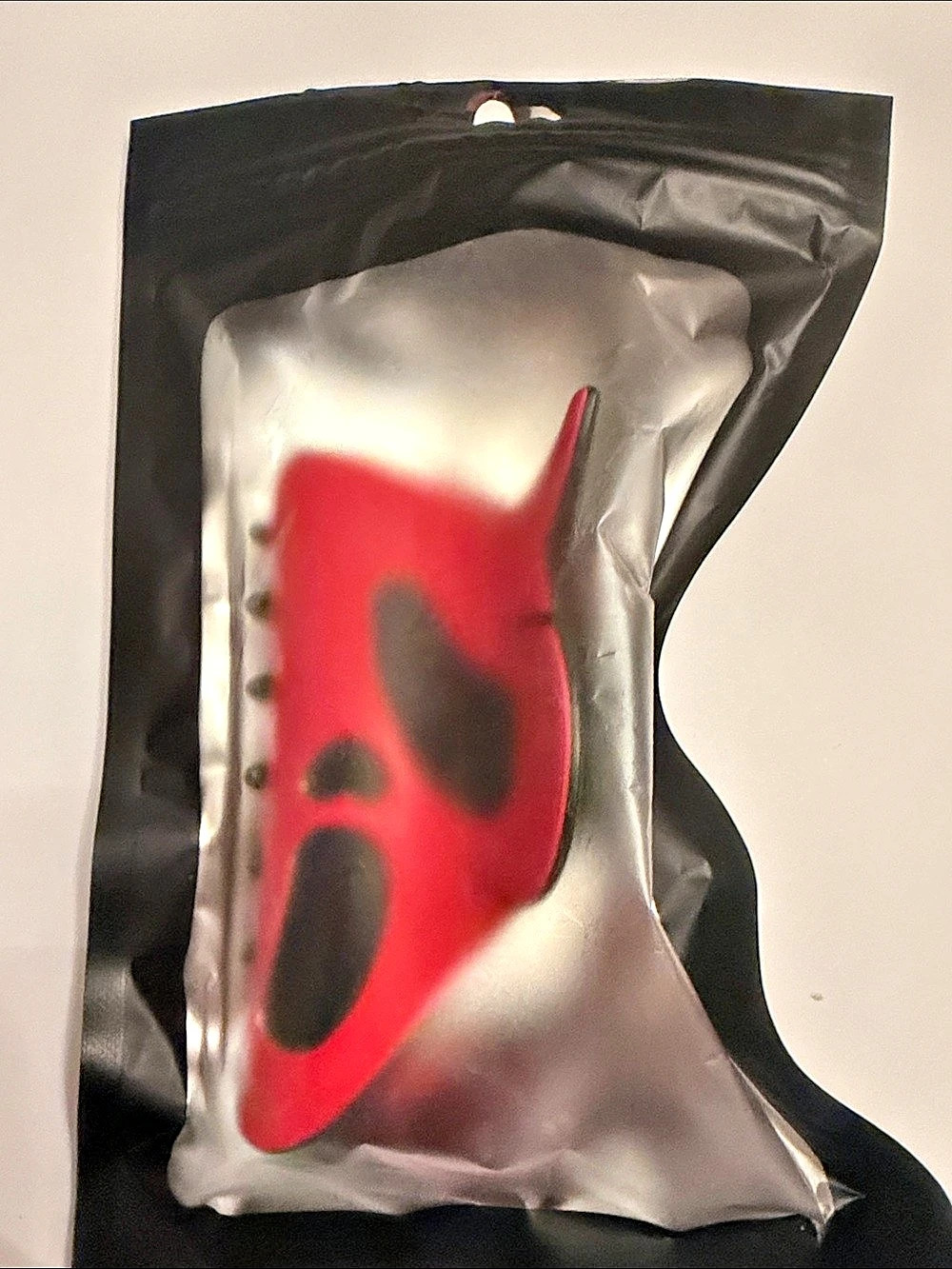 Red Devil Scream Hair Claw Clip